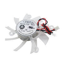 สำหรับ T &amp; T ND2กราฟิกการ์ด DC12V ระบายความร้อน0.15A 75เส้นผ่านศูนย์กลาง4รู2สาย Fan