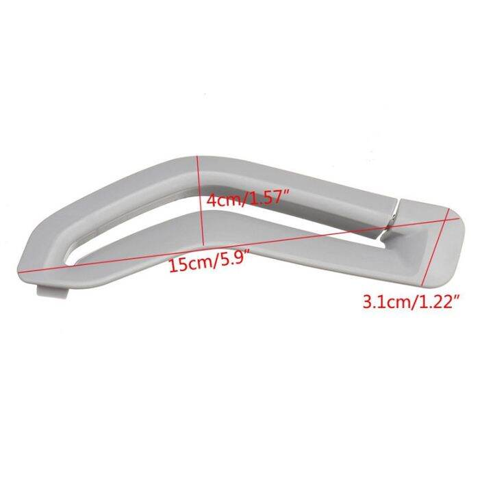 for-volvo-s60-s80-v70-xc90-seat-belt-retractor-guide-ring-belt-selector-gate-seat-belt-trim-cover-gray