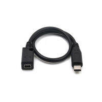 หัวมินิ USB ตัวเมียอะแดปเตอร์ตัวผู้ชนิด C Mini T-Type ตัวเมียเป็นอะแดปเตอร์สายชาร์จข้อมูลอินเทอร์เฟซแบบเก่ากล้องติดรถยนต์เก่าเหมาะสำหรับการแปลงเป็นตัวเชื่อมต่อโทรศัพท์มือถือ Xiaomi Huawei