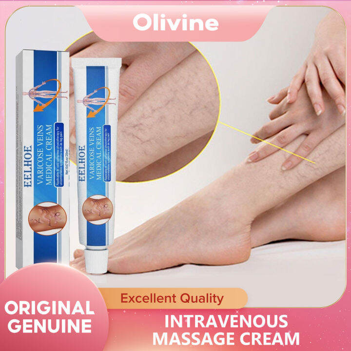 EELHOE Varicose Veins Cream Massage Varicose Relieves Veins Earthworm