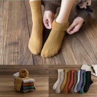 【hot sale】☢ D19 [Murah]Winter Women Warmer Terry Socks Floor Socks Thicken Cashmere Socks