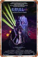 Krull Movie (1983) โปสเตอร์สัญลักษณ์ดีบุกโลหะโบราณสไตล์วินเทจตกแต่งแผ่นโลหะประดับผนังป้ายโลหะ8X12นิ้ว