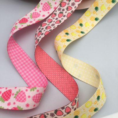25-38mm Double-Sided AB Noodle FruitThicken Cloth Ribbon 5Yards  DIY Crafts Hairclip Apparel Accessories And Sewing Decorati 727 Gift Wrapping  Bags