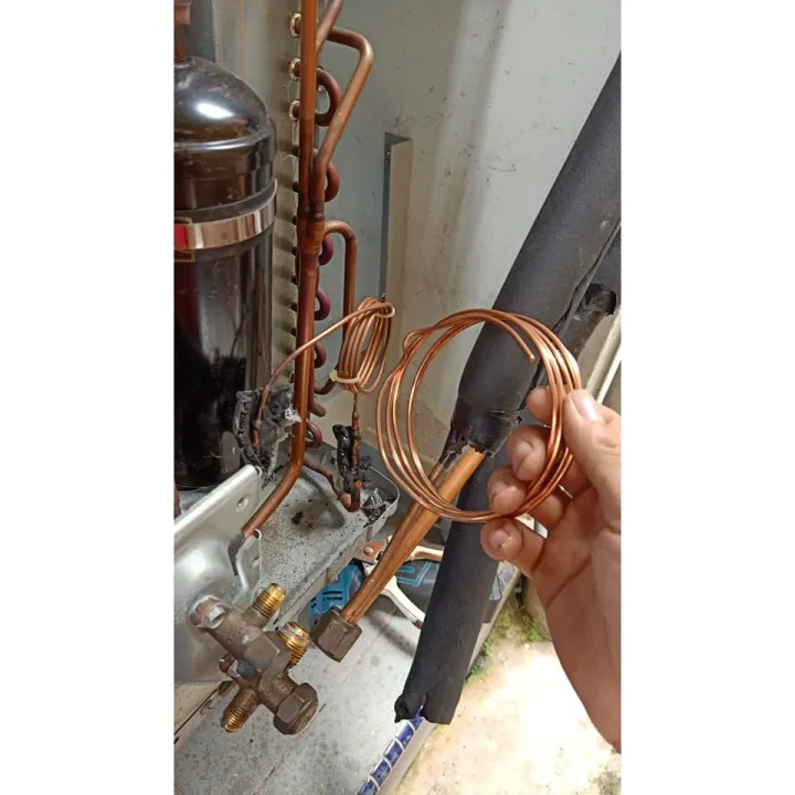 CAPA TUBE COMPRESSOR COOLING COILS COPPER SMALL PIPE 4 METER AIRCOND