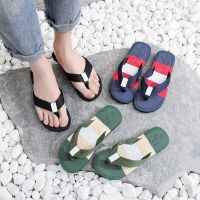 HOT11★Sandal Jepit Fashion สำหรับผู้ชายรองเท้าแตะฤดูร้อนรองเท้าแตะ EVA ด้านนอกรองเท้าแตะชายหาด2023ผู้ชายรองเท้าในร่ม House Zapatillas Hombre