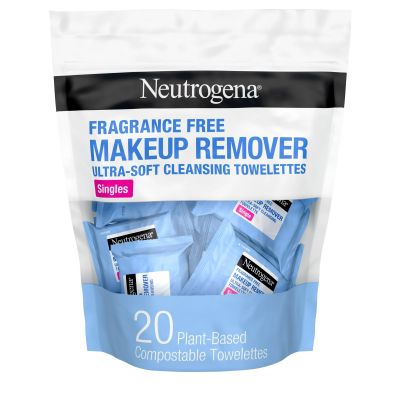 แผ่นเช็ดเครื่องสำอางแบบแยกชิ้น Neutrogena Makeup Remover Ultra-Soft Cleansing Towel