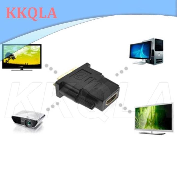 qkkqla-hdmi-compatible-female-to-dvi-24-1-pin-male-adapter-converter-cable-connector-for-pc-ps4-tv-1080p-dvi-adapter