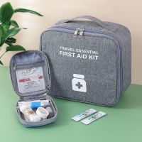 Home First Aid Kit Large Capacity Empty Medicine Storage Bag Portable Travel Medicine Box Survival Bag Emergency Bag for Car