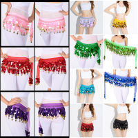 Dancer Costume Belt Fringe Sequins Hip Scarf Fringe Belt Hipskirt Belly Dance Belt