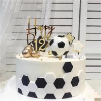 4pcs Soccer Pattern Cake Cookie Molds Cutters Diy Hexagon Fondant Moulds Cake Decorating Tools Bread Cake  Cookie Accessories