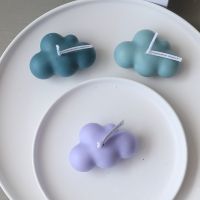 Lovely Cloud Shaped Scented Candle Mini Birthday Decorative Candle Romantic Handmade Soy Wax Candles for Home Decoration Velas