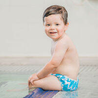 กางเกงผ้าอ้อมว่ายน้ำ Bumkins รุ่น Swim Diapers ใส่แทนเพิส กันอึ กันฉี่ได้ สำหรับว่ายน้ำ