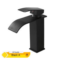 Wholesale And Retail Deck Mount Waterfall Bathroom Faucet Vanity Vessel Sinks Mixer Tap Cold And Hot Water Tap