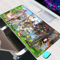 Studio Ghibli Anime Spirited Away Totoro Mouse Pad Large Gaming Accessories Mouse Mat Keyboard Mat Desk Pad Computer Mousepad