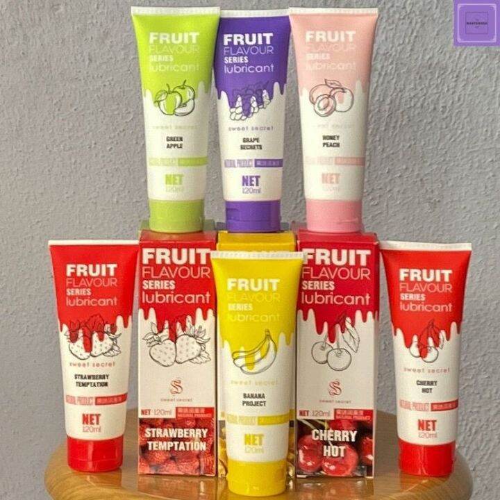 Fruits Lubricant Gel For Sex Water Based 120ml Flavor Buah Buahan Lubricant 120ml 水果口味 水溶性爱润滑剂