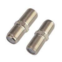 2 PCS F-Type RF Coax Coaxial Barrel Connectors RG6 Extension Adapter F Female to Female Antenna Coupler Joiner Gender Changer