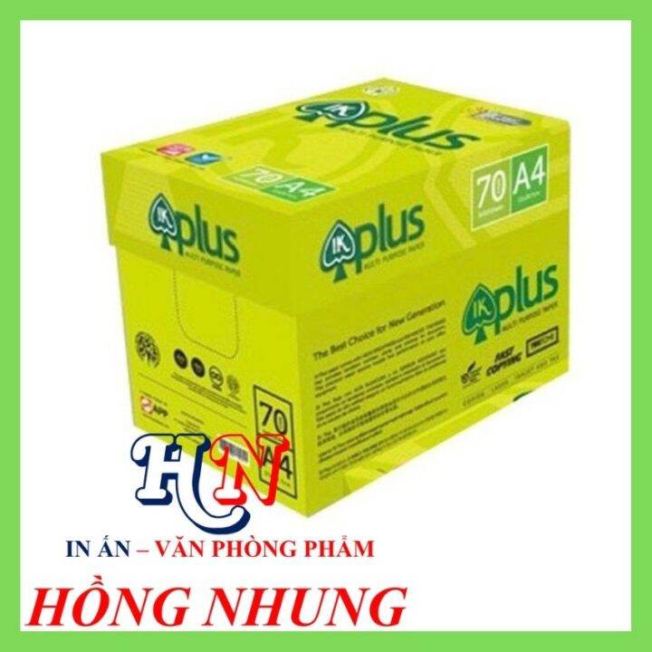 [hàng Mới Về]giấy In Ik Plus A4 Định Lượng 70 Gsm Giấy Tốt Phù Hợp