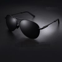 【CC】☈❉◕  Aviation Metail Frame Polarized Sunglasses Men Color Changing Glasses  Male Day Night Vision Driving