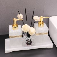 ☒✥◘ Bathroom Set Accessories 500ml Soap Dispenser Toothbrush Holder Kit Home Decoration Soap Dish Tissue Boxes Toothpick Holder