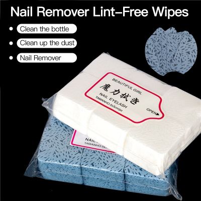 【YF】 50/100/200/300/540PCS Lint-Free Wipes Napkins Remover Cotton Manicure Pedicure Gel Tools