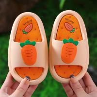 Cartoon Strawberry Kids Slippers for Boys Summer Beach Indoor Slippers Cute Girl Shoes Home Soft Non-Slip Cute Children Slippers