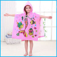 HappyFlute Cloth Diaper Store Cartoon Children Cloak Wipe Microfiber Printing Hooded Girls Boys Swimming Beach Towels