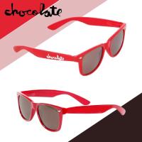 Chocolate Skateboards Chunk Sunglasses Red แว่นกันแดด สีแดง แว่นแบรนด์สเก็ต มีกระเป๋าสำหรับเก็บใส่ หรือพกพา พร้อมส่ง