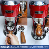 NEOUZA ผู้ให้บริการหน้าจอ51มม. โดยไม่ต้องด้านล่างเข้ากันได้ DeLonghi:Dedica,EC680, EC685,EC695,EC785,EC820,EC850,EC860,เครื่องชงกาแฟ Nova PrimaLatte พ่นสองเท่า,มือจับขนาดเล็ก