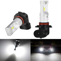 2pcs 9006 HB4 6-CSP LED Fog Lights Bulbs LED Driving Running Lights For Car Fog Lamps Bulbs Driving Light Day Running Light