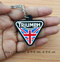 พวงกุญแจยาง Triumph 001 มอเตอร์ไซค์ พวงกุญแจรถยนต์ พวงกุญแจยาง มอเตอร์ไซค์ รถซิ่ง รถแต่ง รถยนต์ บิ๊กไบค์ + เก็บเงินปลายทาง