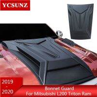 2019ฝากระโปรงหน้ารถยนต์สำหรับมิตซูบิชิ L200 2019 2020 2021ไทรทันแรม1200 Strakar Barian Barian พร้อมน็อตห้องโดยสารคู่