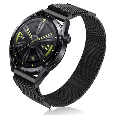 ✉ Metalowy pasek do zegarka Galaxy 3 45mm/Galaxy Watch 46mm/Gear S3/Forerunner 745 22mm metalowa siatka ze stali nierdzewnej wymienne opaski na nadgarstek do zegarka Huawei 3/GT3 46mm/GT2 46mm/GT2 Pro
