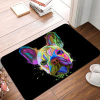 Custom Printable Bedroom Entrance Mat Balcony Rug Door Mat Pet Animal Rug Funny Cartoon Dog Portrait Door Mat