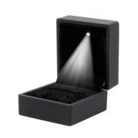 Creative LED engagement ring pendant boxes Ring Storage Box Jewelry Display Gift case Packaging Showcase Boxes