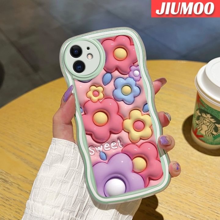 เคส-jiumoo-สำหรับ-oppo-a37-a37f-neo-9เคสลายการ์ตูน3d-ดอกไม้ลูกอมดีไซน์ใหม่ขอบครีมเวฟเดอร์แฟชั่นเรียบง่ายเคสโทรศัพท์แบบใสนุ่มปลอกซิลิโคนกล้องเคสโปร่งใสกันกระแทก