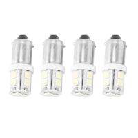 4x T11 BA9S T4W 233 BAYONET 10 SMD LED Car Wedge Interior Side Light Bulb White