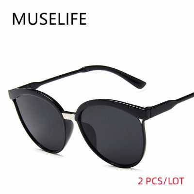 [LWF HOT]┋✇ MUSELIFE Cat Eye Brand Designer Sunglasses Women Luxury Plastic Sun Glasses Classic Retro Outdoor Eyewear Oculos De Sol Gafas