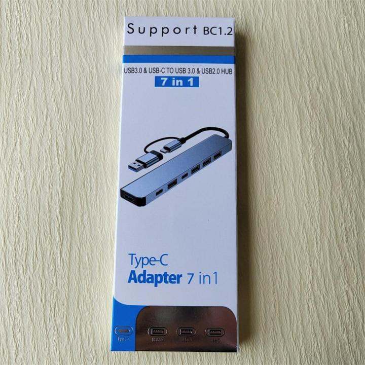 hyra-usb3-0ความเร็วสูงชนิด-c-ฮับ-usb-c-4-7พอร์ต-usb-2-0ฮับ-pd-ฮับบัตร-tf-3-0-usb-อะแดปเตอร์ฮับข้อมูลสำหรับพีซีแล็ปท็อปอุปกรณ์เสริม