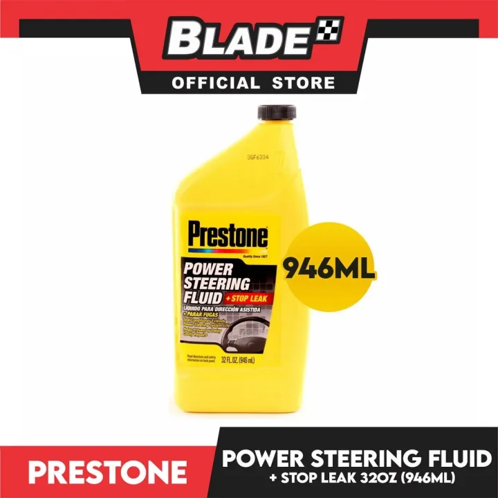Prestone Power Steering Fluid Stop Leak 32oz (946ml) Extends Power
