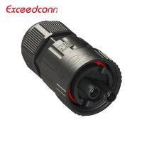 10pcs Exceedconn EP020-2224-01 17.5A IP68 Screw Crimping Aviation Female Plug/Male Socket M20 2Pin Electric Connector Adapter Electrical Connectors