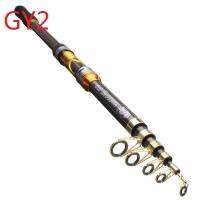 2.1 ~ 3.6 m ใหม่คาร์บอนไฟเบอร์สุดแข็ง Telescopic Rod ตกปลาคัดเบ็ดสำหรับตกปลาร้อน