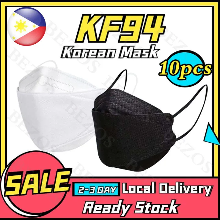 [READY STOCK] 100pcs KF94 Face Mask Korean design original on sale kf94 Face Mask Philippines 4