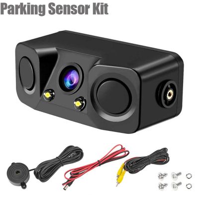 Car Parktronic LED Parking Sensor Kit Radar Backlight Display Backup Monitor Detector System 170 Degree Alarm Reversing Camera Alarm Systems  Accessor