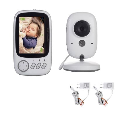Baby Care Device VB602 IR Night Vision Temperature Monitor Lullabies Intercom Mode Video Baby Camera Walkie Talkie EU Plug