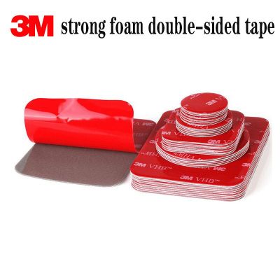 10PCS Double Sided Acrylic Foam Adhesive Tape Heavy Duty Mounting Tape 3M VHB Waterproof No Trace High Temperature Resistance Ad Adhesives Tape