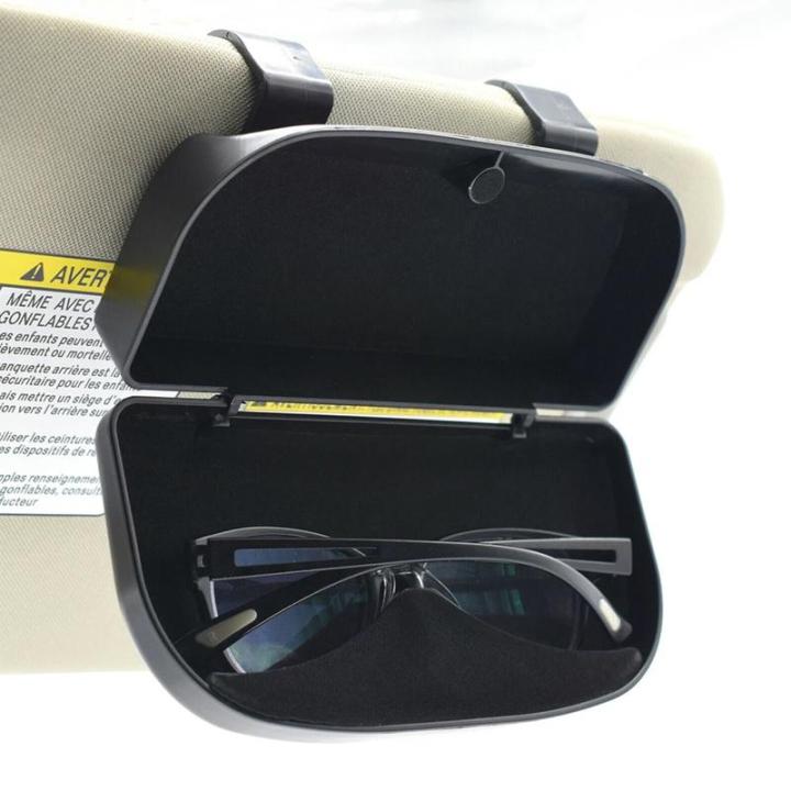 รถ-visor-แว่นตากรณีผู้ถือแว่นกันแดดรถนำมาใช้ใหม่แว่นตา-h-older-สำหรับม่านบังแดดรถยนต์มัลติฟังก์ชั่รถ-visor-แว่นตากรณีมัลติฟังก์ชั่รถแว่นกันแดดผู้ถือ-xinanhome