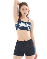 BARREL WOMEN MERRY BRA TOP RASHGUARD - NAVY/WHITE