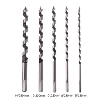 9 Inch Long Auger Drill Bits Set Wood Drill Bits Woodworking Bits 6/8/10/12/14mm Shank