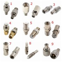 ☂✤✻ 2pcs/lot SMA To FME Male Female Straight Connector TNC BNC UHF F TV FME To FME Coaxial RF Adapters RF New Brass Free Shipping