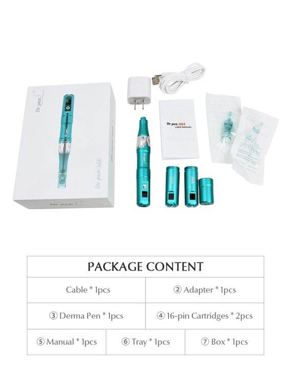 dr-pen-a6s-professional-microneedling-with-12pcs-needle-cartridge-dermapen-micro-needle-skin-care-tools